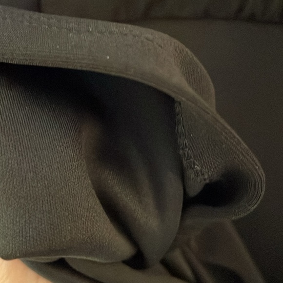 Ralph Lauren Black Dress! Classic! Stretch & Support! Boatneck & Batwing! Sz 12 - Picture 13 of 13